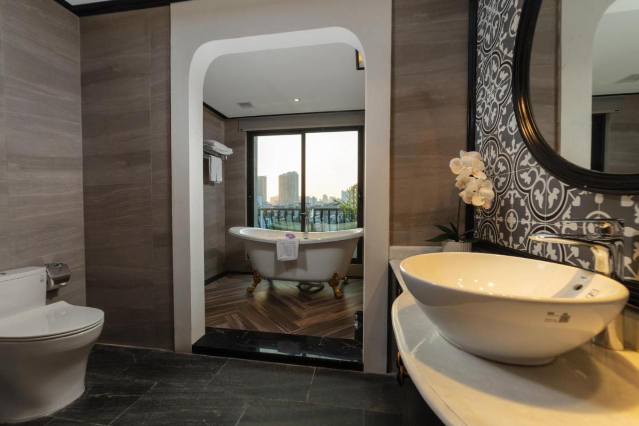 Fte Ba Dinh Hotel ハノイ市 エクステリア 写真